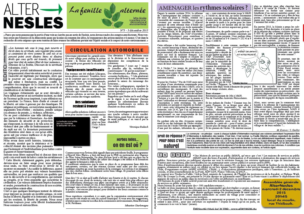 print feuille alternée n°3